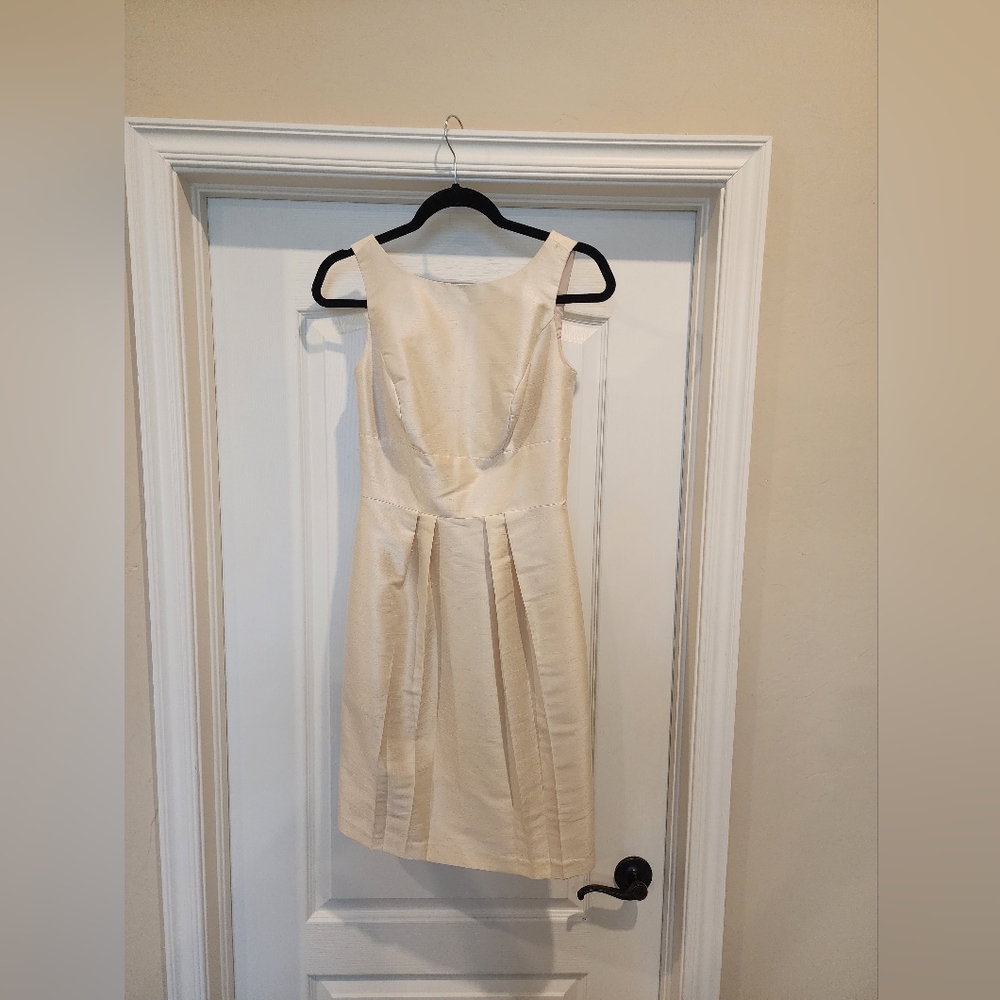 Alfred Sung satin champagne dress Size 2